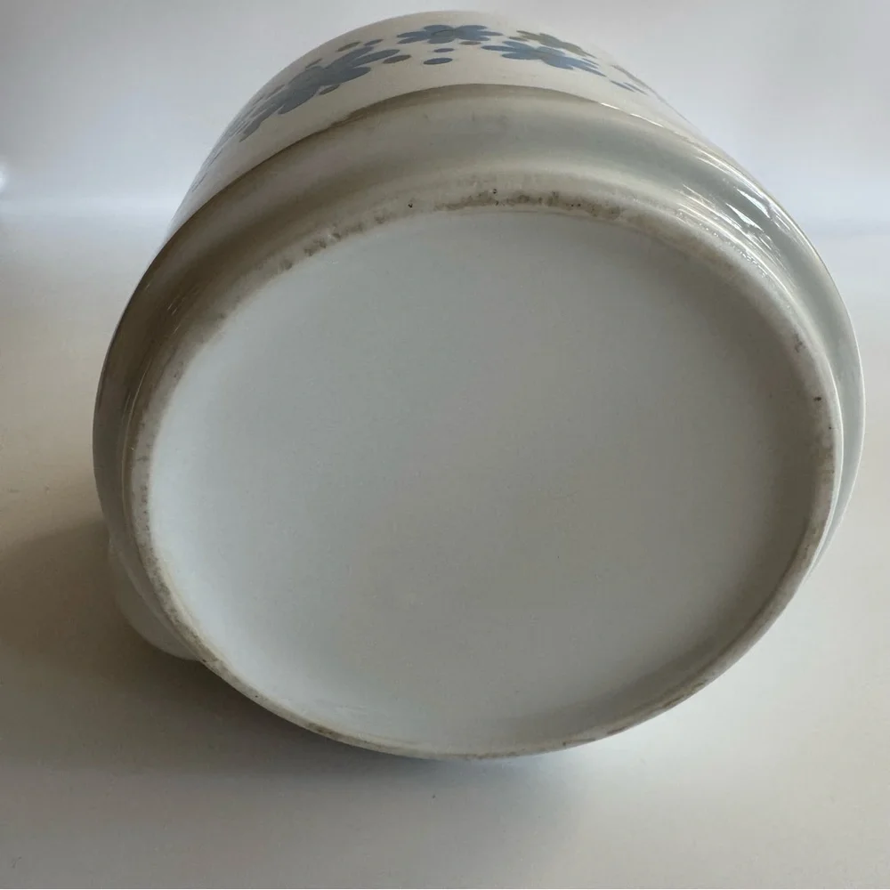 Vintage Takahashi Porcelain Teapot Bamboo‎ Handle Japanese 1960s